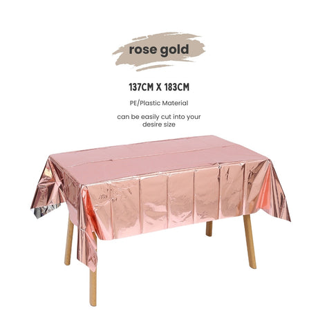 Disposable table cloth Waterproof table cover for birthday party wedding events