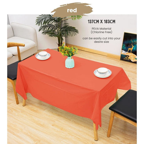 Disposable table cloth Waterproof table cover for birthday party wedding events
