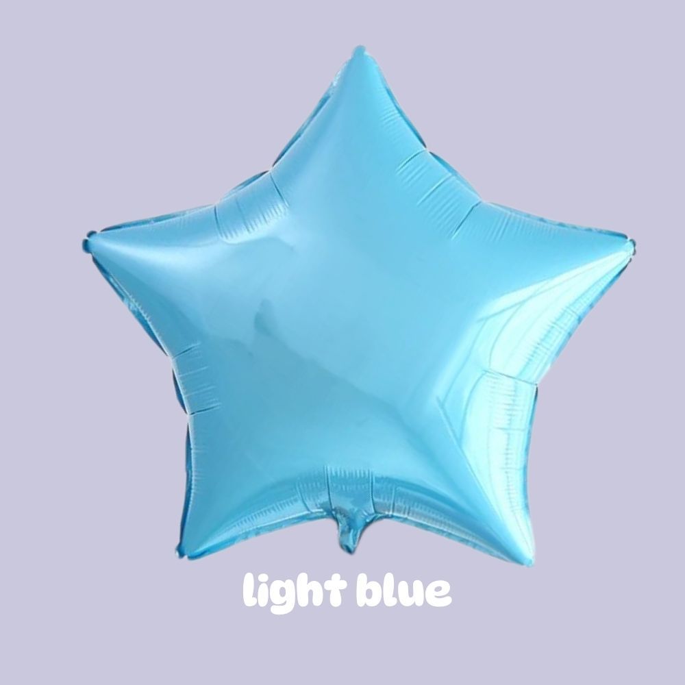 Individual Helium Inflated Heart Balloon Star Balloon