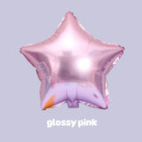 Individual Helium Inflated Heart Balloon Star Balloon