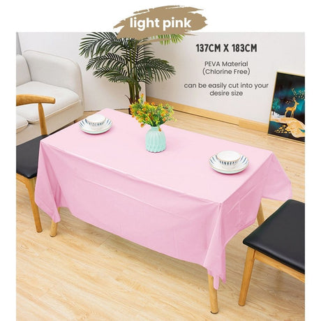Disposable table cloth Waterproof table cover for birthday party wedding events