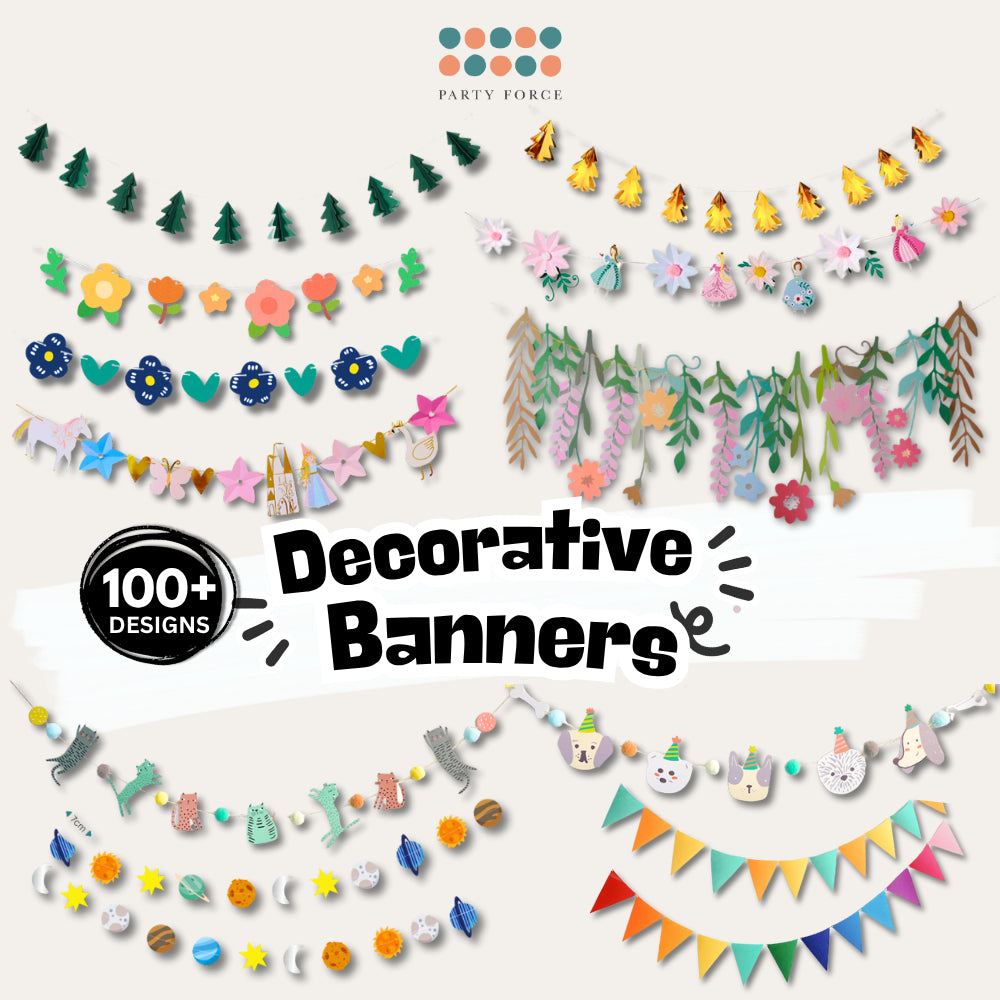 [SG Instock] Decorative Happy Birthday Banner Garland Triangle Flag Bunting for Party Decoration