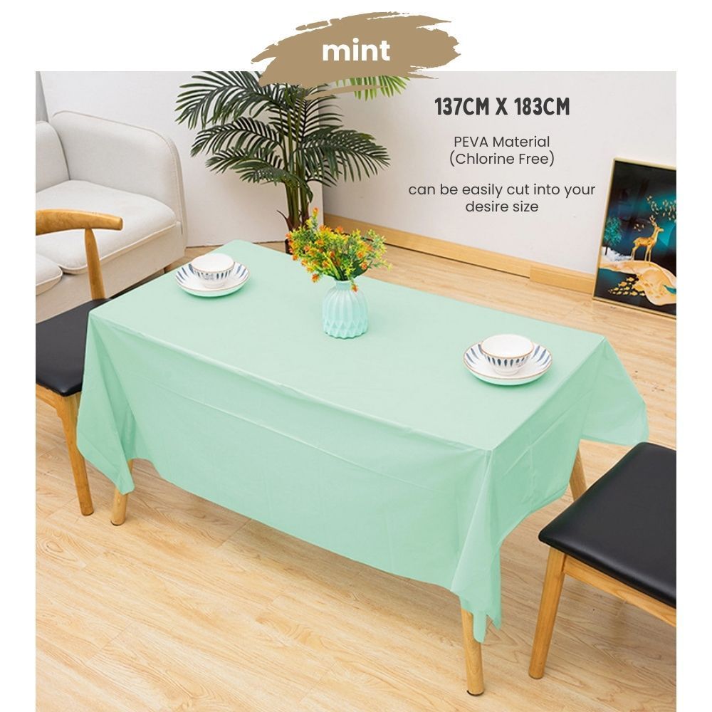 Disposable table cloth Waterproof table cover for birthday party wedding events