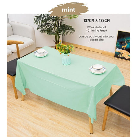 Disposable table cloth Waterproof table cover for birthday party wedding events