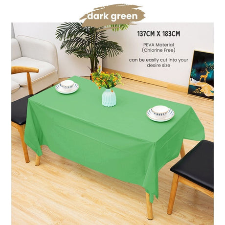 Disposable table cloth Waterproof table cover for birthday party wedding events