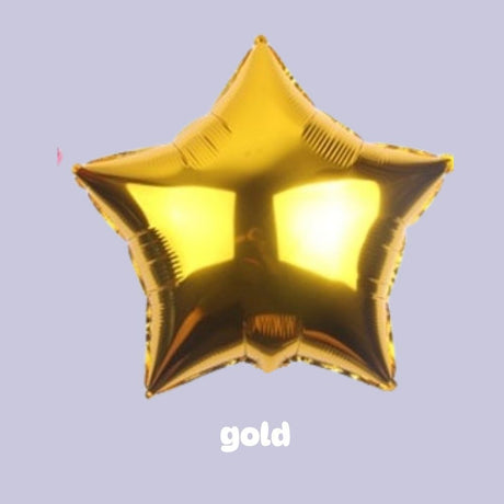 Individual Helium Inflated Heart Balloon Star Balloon