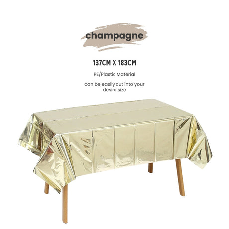 Disposable table cloth Waterproof table cover for birthday party wedding events