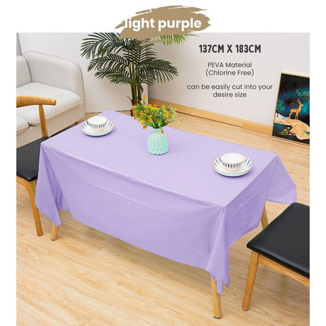 Disposable table cloth Waterproof table cover for birthday party wedding events