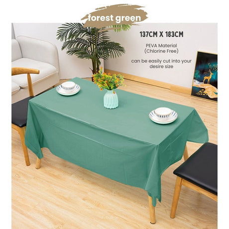 Disposable table cloth Waterproof table cover for birthday party wedding events