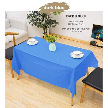 Disposable table cloth Waterproof table cover for birthday party wedding events
