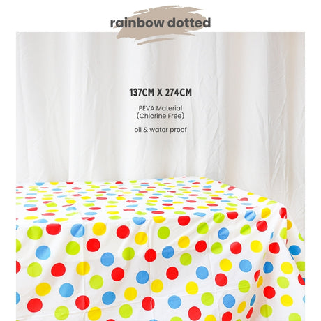 Disposable table cloth Waterproof table cover for birthday party wedding events