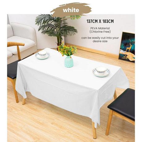 Disposable table cloth Waterproof table cover for birthday party wedding events