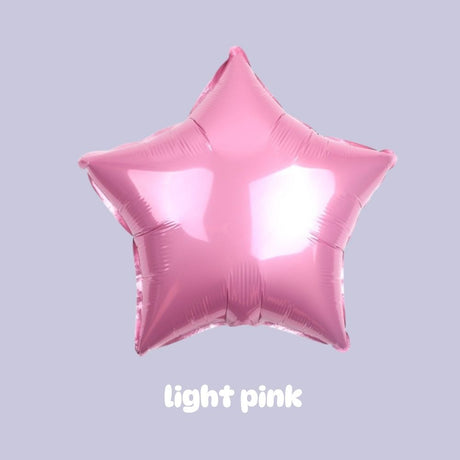 Individual Helium Inflated Heart Balloon Star Balloon