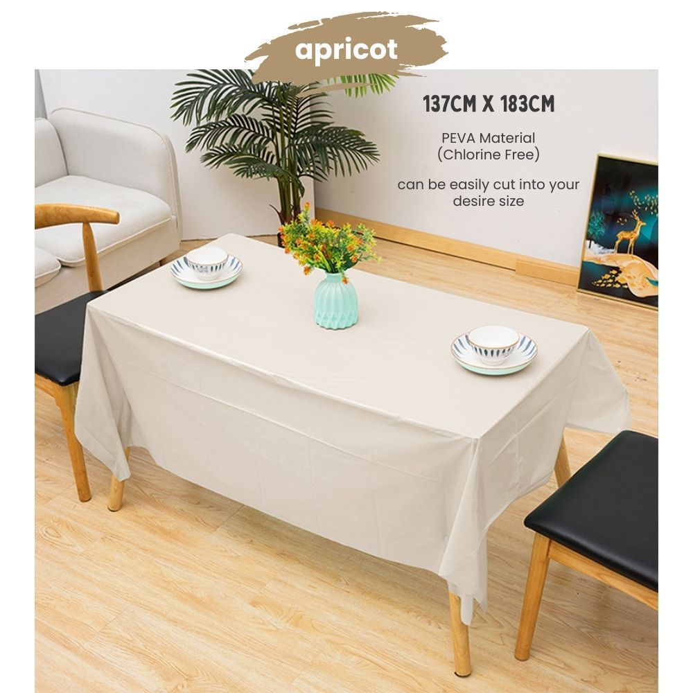 Disposable table cloth Waterproof table cover for birthday party wedding events