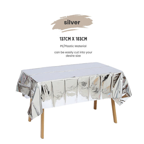 Disposable table cloth Waterproof table cover for birthday party wedding events