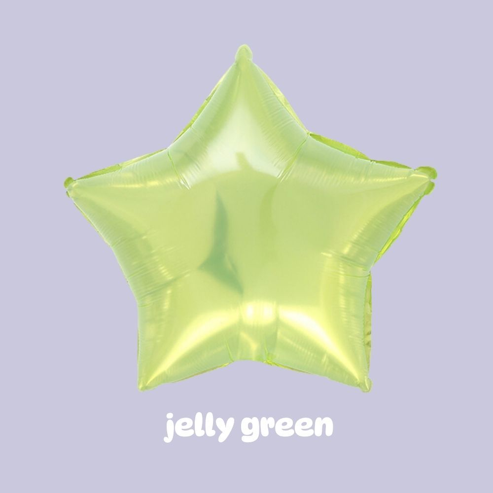 Individual Helium Inflated Heart Balloon Star Balloon