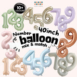 All 40inch Giant Number Balloon