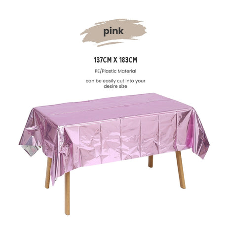 Disposable table cloth Waterproof table cover for birthday party wedding events