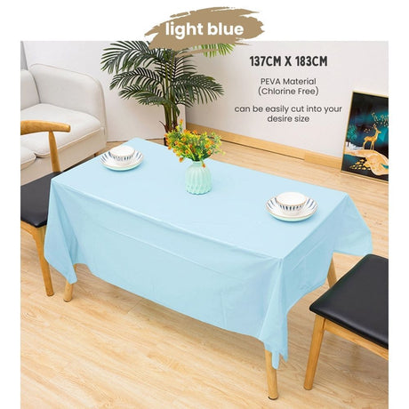 Disposable table cloth Waterproof table cover for birthday party wedding events