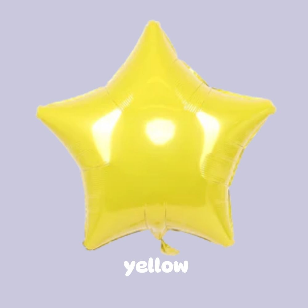 Individual Helium Inflated Heart Balloon Star Balloon