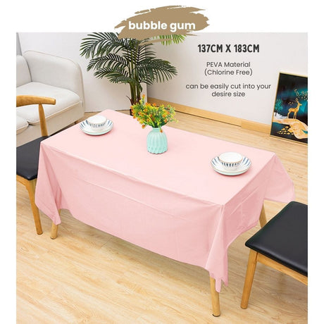 Disposable table cloth Waterproof table cover for birthday party wedding events
