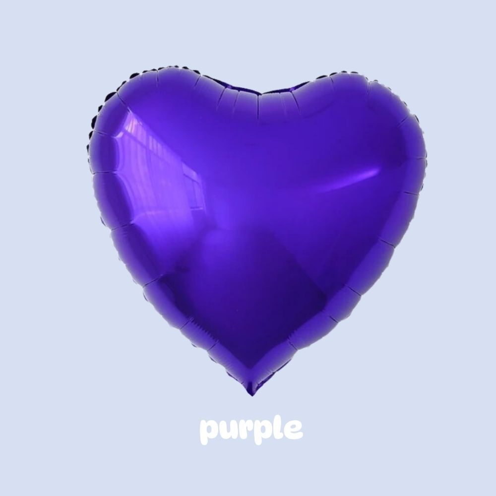 Individual Helium Inflated Heart Balloon Star Balloon