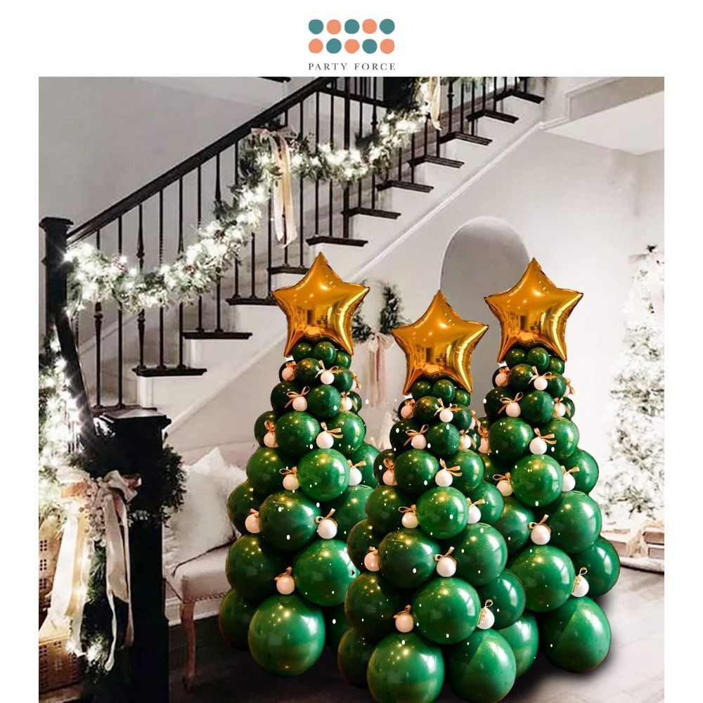 Balloon Christmas Tree Decoration Set for Christmas Event