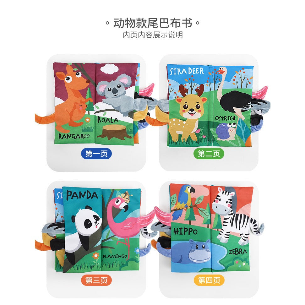 Baby Soft Cloth Animals Books for Children Babies Birthday Gift