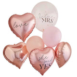 Rose Gold Hen Party Balloons Bundle for Hen Party Bridal