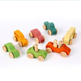Large Wooden Rainbow Bricks and Other Montesorri Toys for Kids