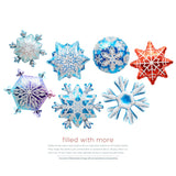 Christmas Snow Flake Foil Balloon for Christmas Decoration Christmas Event