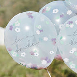 Team Bride Floral Balloon for Hen Parties Events Decoration