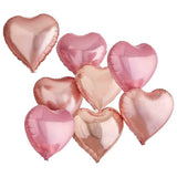 Customisable Heart Balloons With Stickers for Wedding Party Hen Party Bridal