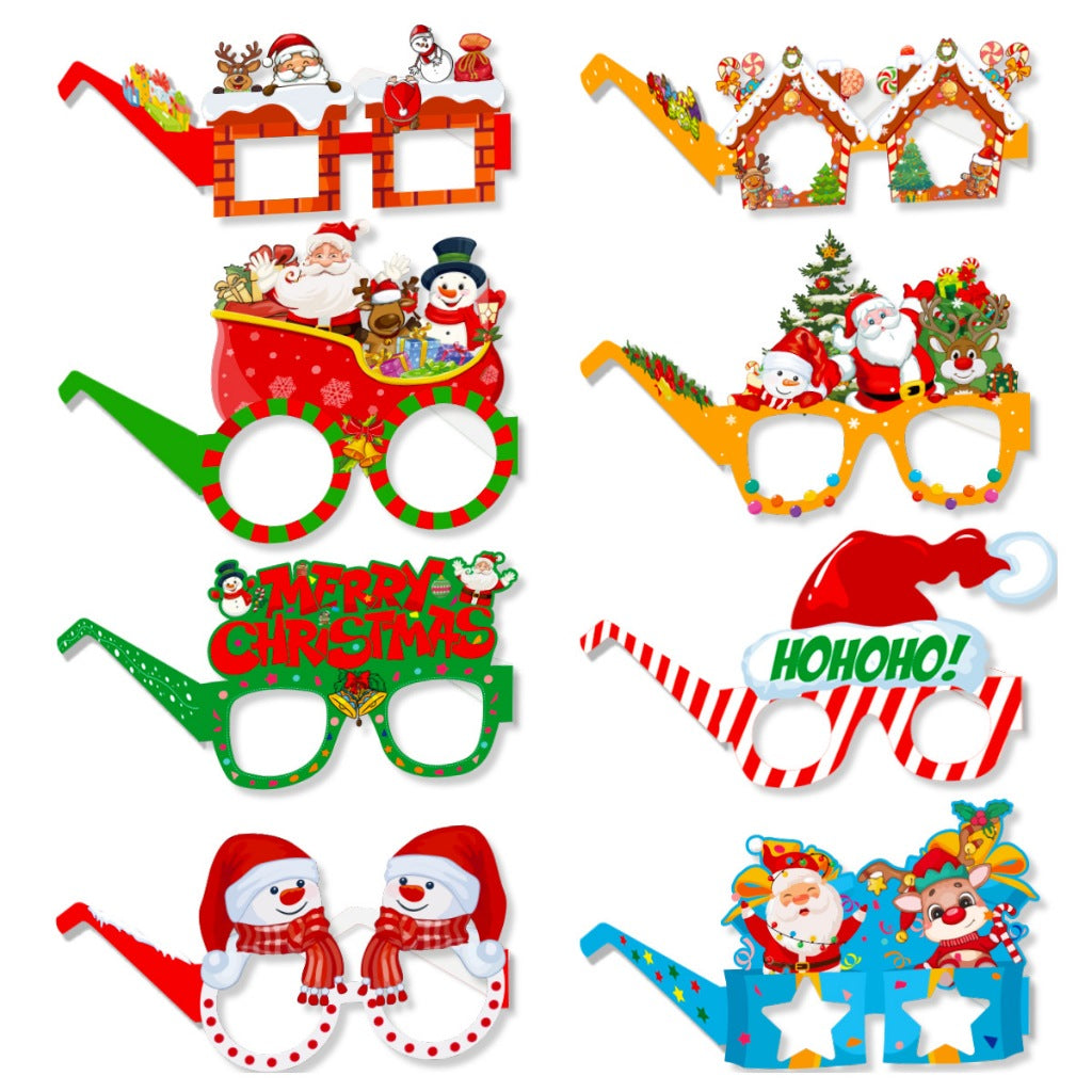 Christmas Paper Spectacle Set for Christmas Party