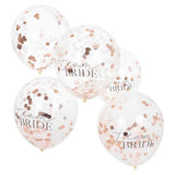 Confetti Filled Team Bride Hen Party Balloons for Hen Party Bridal