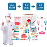 Solid Wood Kids Pretend Play Docter Role Play Set