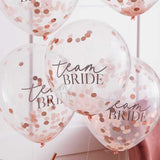 Confetti Filled Team Bride Hen Party Balloons for Hen Party Bridal