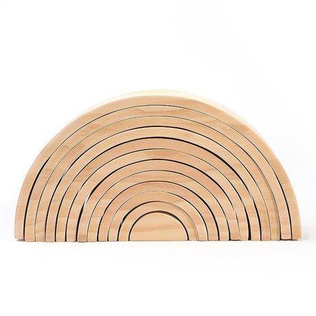 Large Wooden Rainbow Bricks and Other Montesorri Toys for Kids