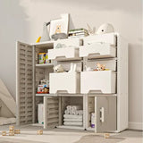 Modern style Children's Toy Storage Shelf Cabinet Drawer set Room Organizer Box Locker