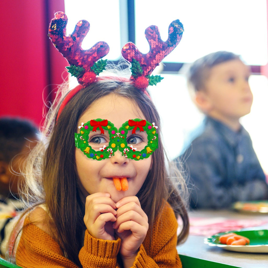 Christmas Paper Spectacle Set for Christmas Party