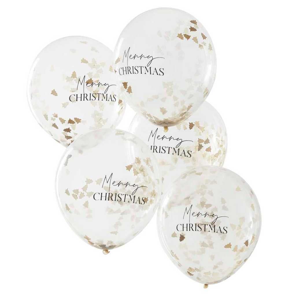 Christmas Confetti Balloon Pack for Chrismas Decoration