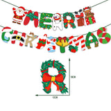 Cute Cartoon Christmas Banner for Christmas Decoration