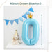 40 inch Blue Crown Number Balloon