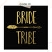 Bride to be Team Bride Tattoo Sticker