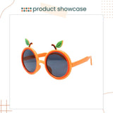 Cute Orange Shape Sun Glasses for Birthday Party Glasses Decoration