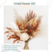 New Dried Flower Bouquet Cattail Leaf Whisk Palm Leaf Fan Rustic Minimalist Home Decoration