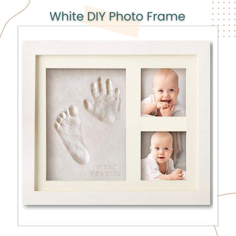 Baby Handprint and Footprint DIY Photo Frame Pet Pawprint for Baby or Pet The First and Most Memorable Gift