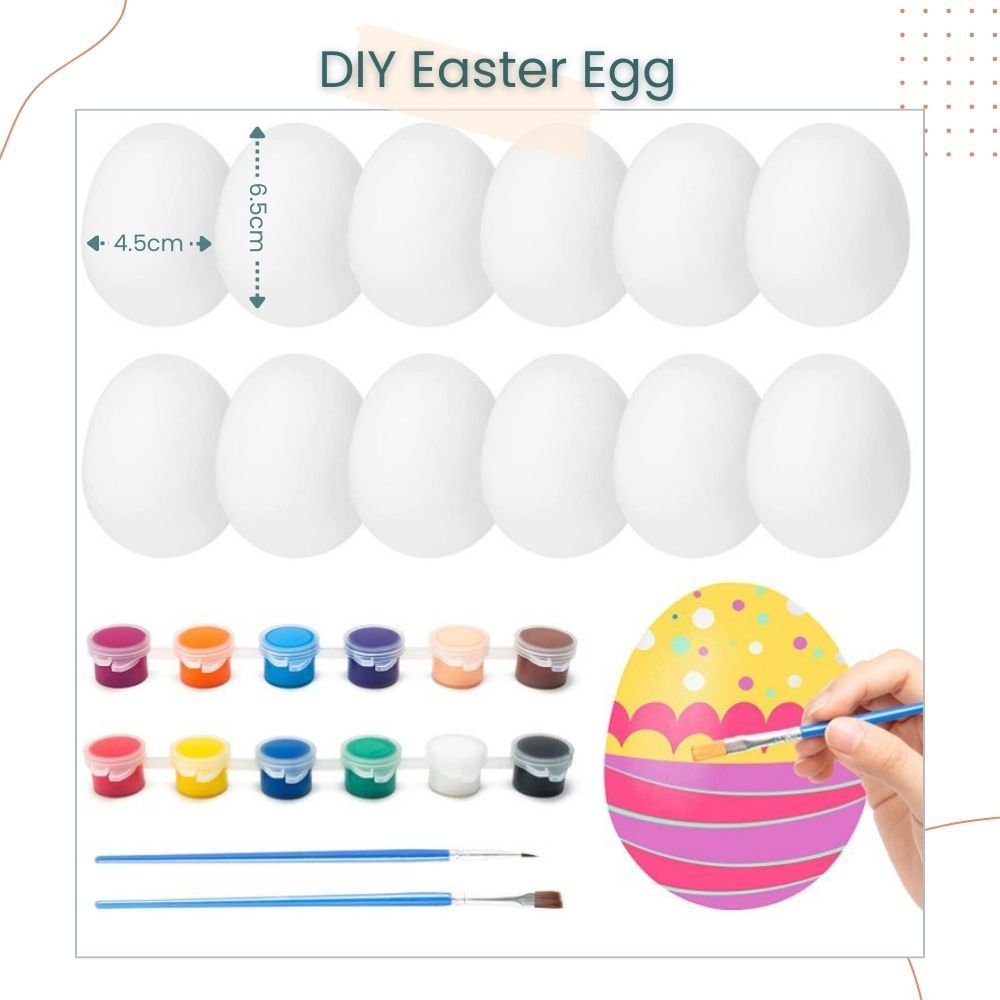 Easter Squishy DIY Egg Set for Easter Kids's Gift Easter Parties Event