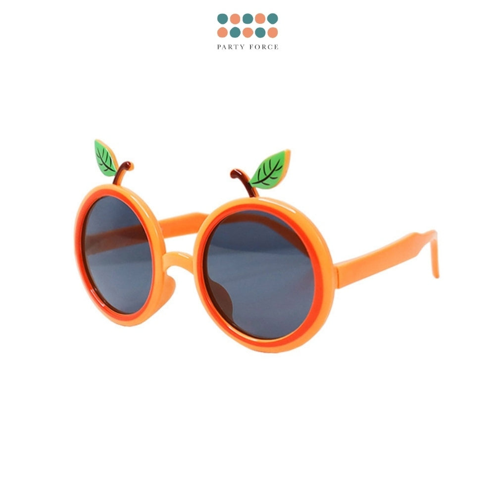 Cute Orange Shape Sun Glasses for Birthday Party Glasses Decoration