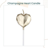 Diamond Love and Star Shaped Creative Candle for Birthday Cake Decoration Party